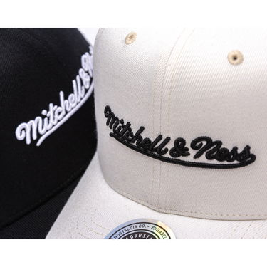 Kapa Mitchell & Ness Mitchell & Ness Branded Script Stretch Cap Crna | HC12184-MNNBLCK, 6