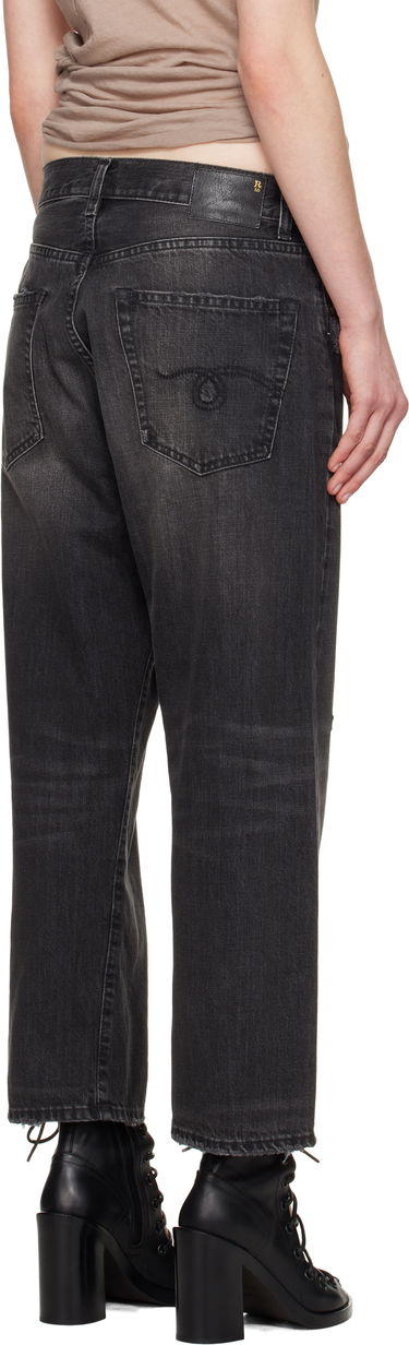 Jeans R13 R13 X-Boyfriend Distressed Jeans Crna | R13WD211-D284A, 2