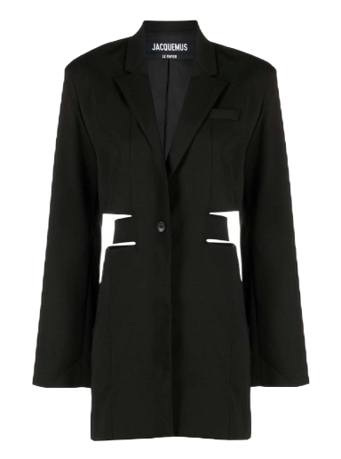 Haljina Jacquemus Cut-Out Blazer Crna | 221DR0161075990