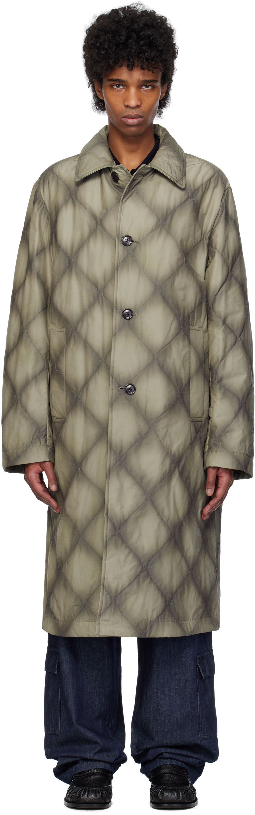 Kabanica Dries Van Noten Dries Van Noten Duck Canvas Coat Zelena | 251-020231-1026