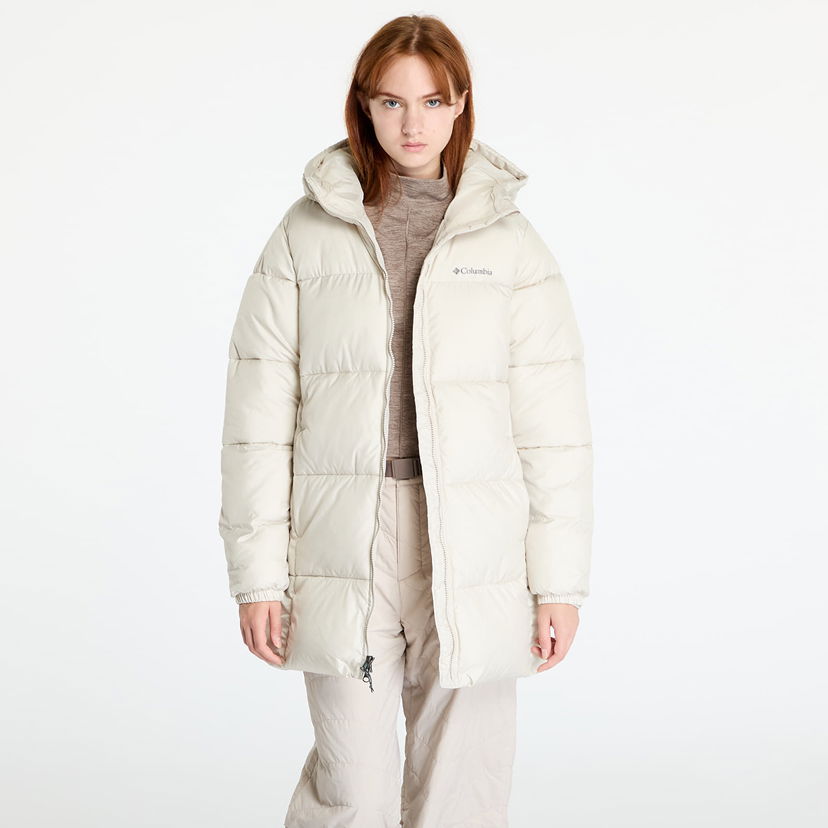 Pernata jakna Columbia Puffect™ II Mid Hooded Jacket Dark Stone Bež | 2088471278