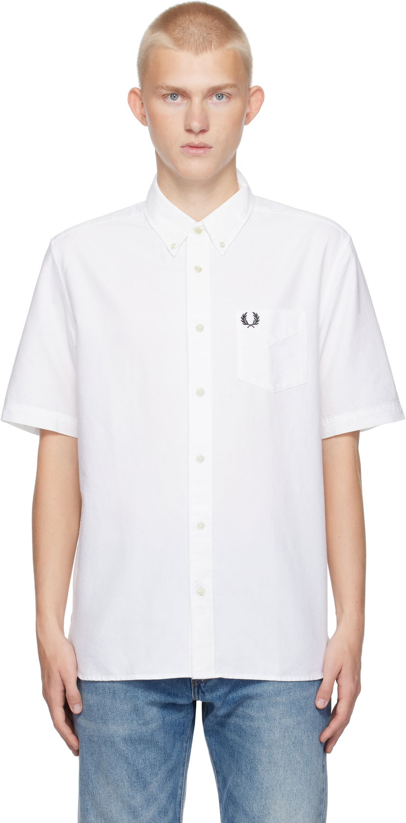 Košulja Fred Perry Oxford Shirt Bijela | M8730