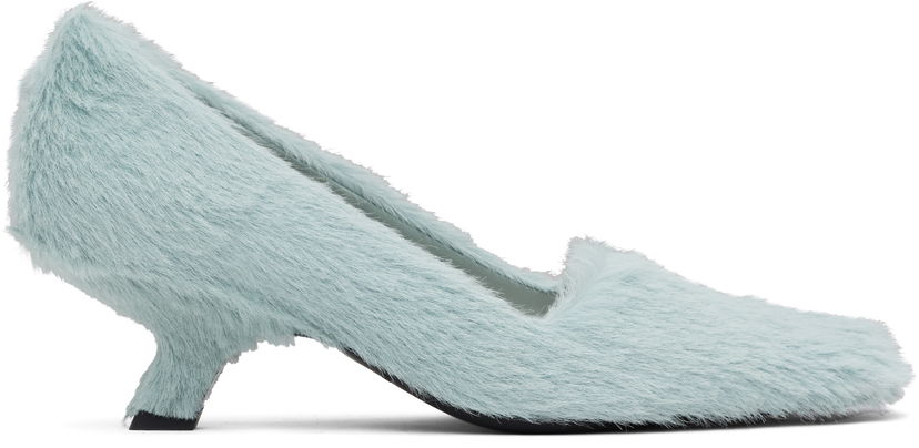 Tenisice i cipele Bottega Veneta Bottega Veneta Boogie Fur Heels Plava | 816551 V55Q0