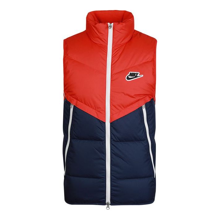 Prsluk Nike NSW Down Fill WR Colorblock Vest Crvena | CU4415-673