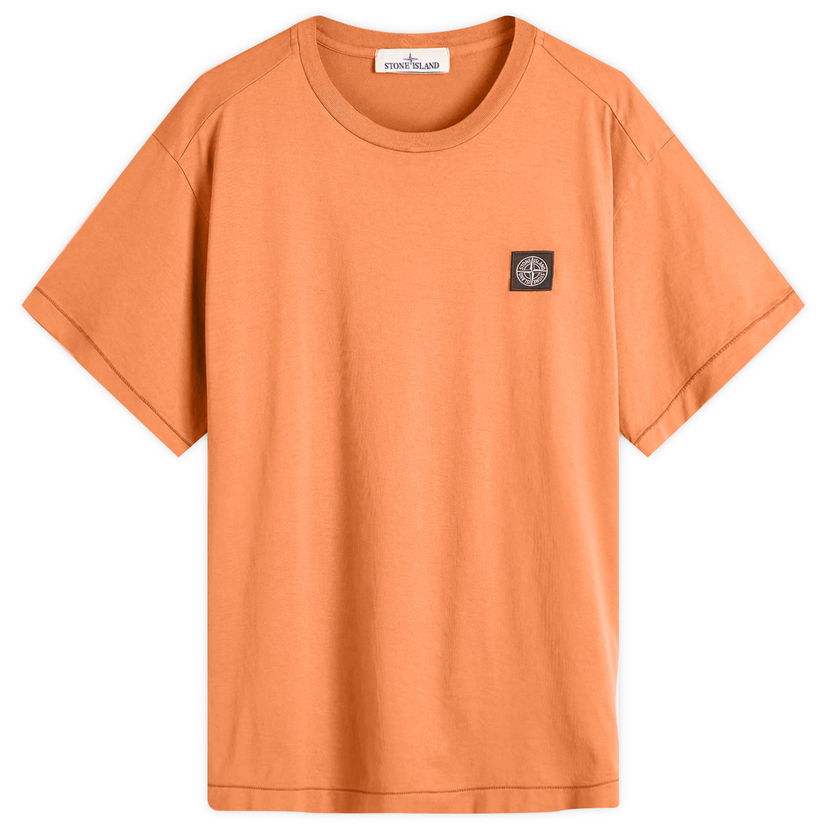 Majica kratkih rukava Stone Island Patch Logo T-Shirt, Size Large Narančasta | K1S152100039-V0073