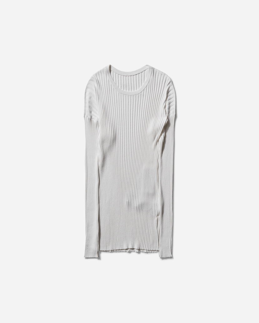 Džemper Maison Margiela Loose Rib Knit Sweater Bijela | SH2HL0020 102