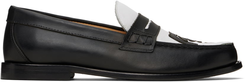 Tenisice i cipele KidSuper KidSuper Patchwork Penny Loafers Crna | SS25-SHO-06