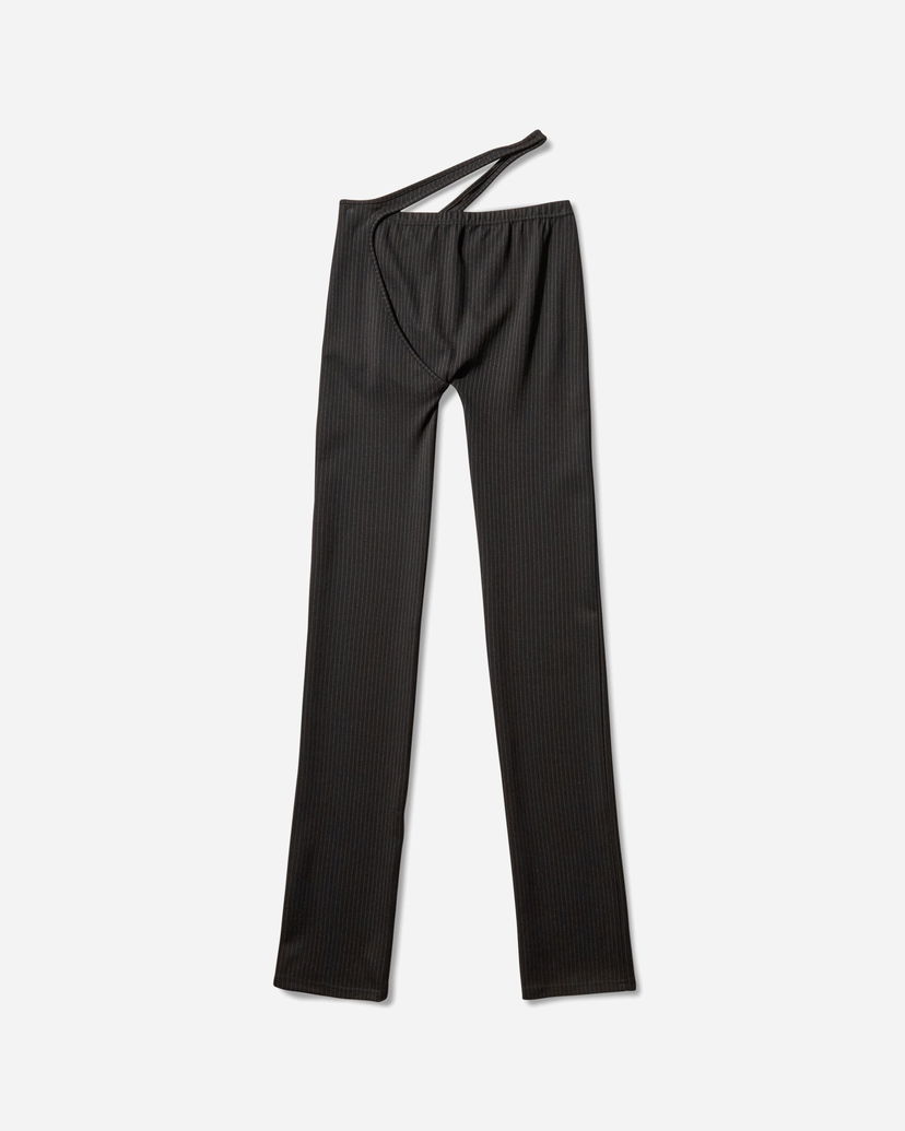 Tajice Ottolinger Ada Pinstripe Leggings Crna | 10280060303 BLK