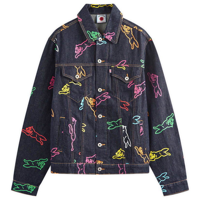 Jakna BBC IceCream ICECREAM A/O Running Dog Denim Trucker Jacket Plava | IC24245-MU