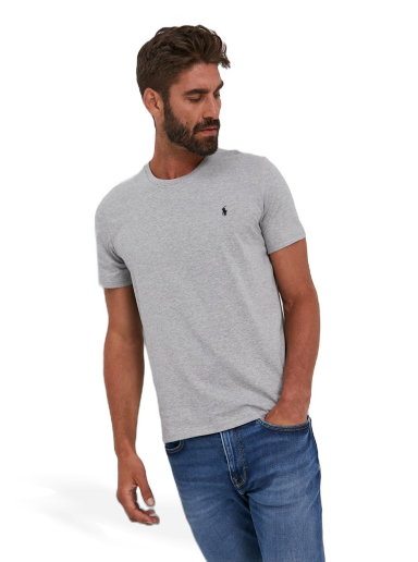Majica kratkih rukava Polo by Ralph Lauren Cotton T-Shirt Siva | 714844756003