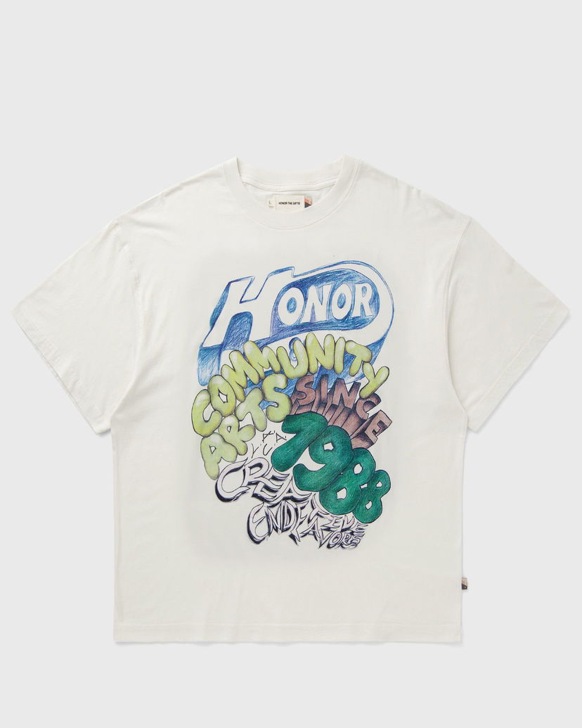 Majica kratkih rukava Honor The Gift Community Arts Creative T-Shirt Bijela | HTG250343-BONE
