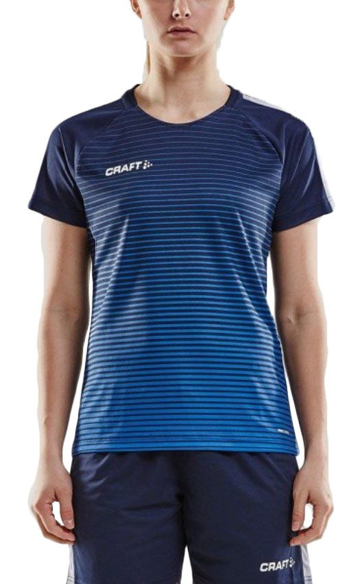 Majica kratkih rukava Craft Control Stripe Jersey T-Shirt Plava | 1906699-390346