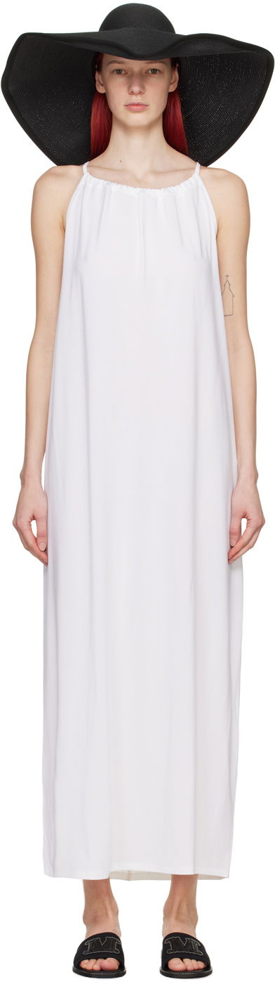 Haljina Max Mara Max Mara Garda Midi Dress Bijela | 2416621029600