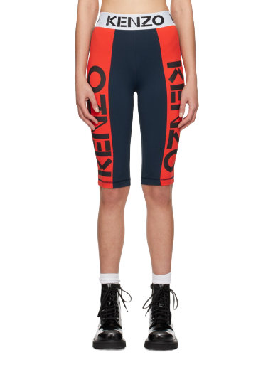 Kratke hlače KENZO Paris Printed Shorts Tamnoplava | FD52PA7044SN