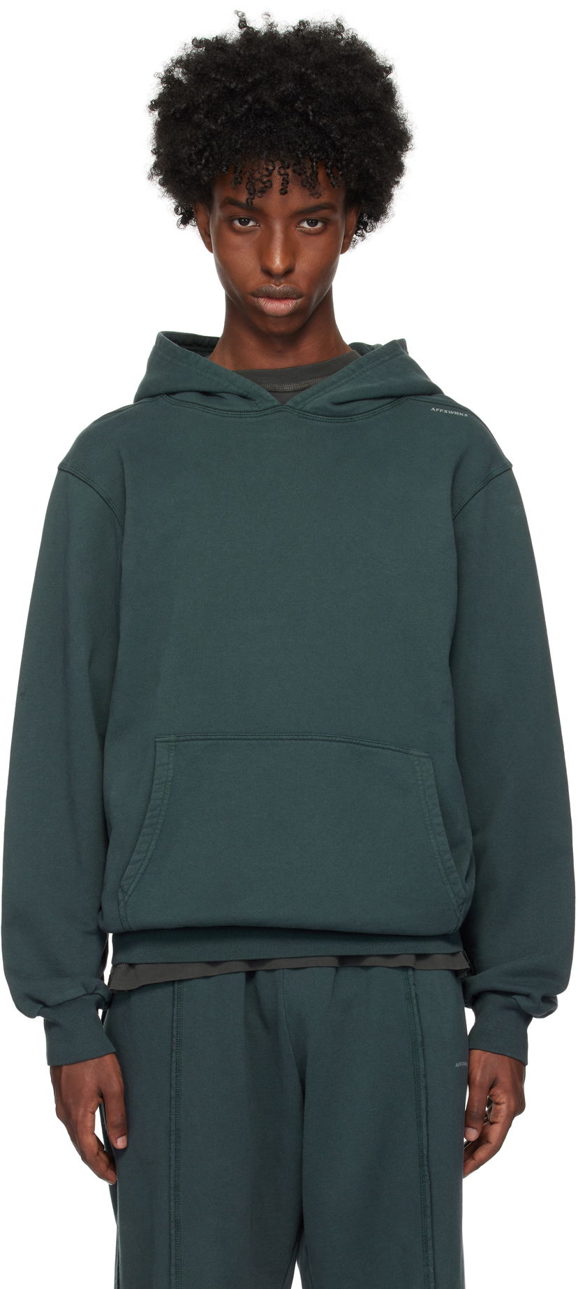 Dukserice AFFXWRKS WRKS Hoodie Zelena | FW24HO01V1