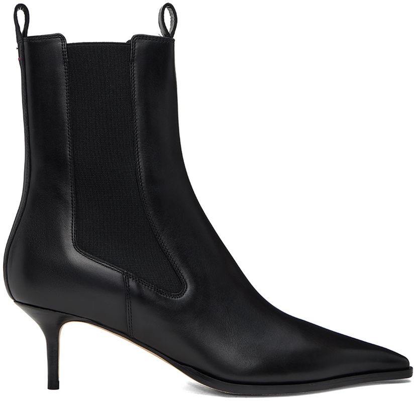 Odjeća Aeyde Aeyde Valeria Chelsea Boots Crna | A11-AB-VLAP55ST107-FW24-800-001