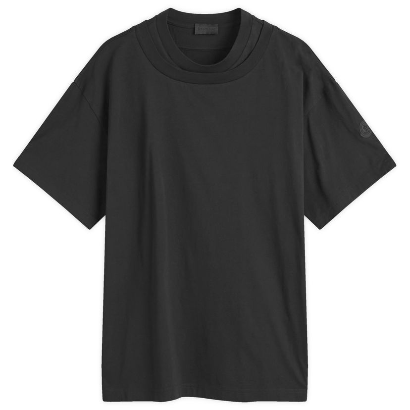 Majica kratkih rukava Moncler Lightweight Jersey Washed T-Shirt Crna | 8C000-03-89A17-999
