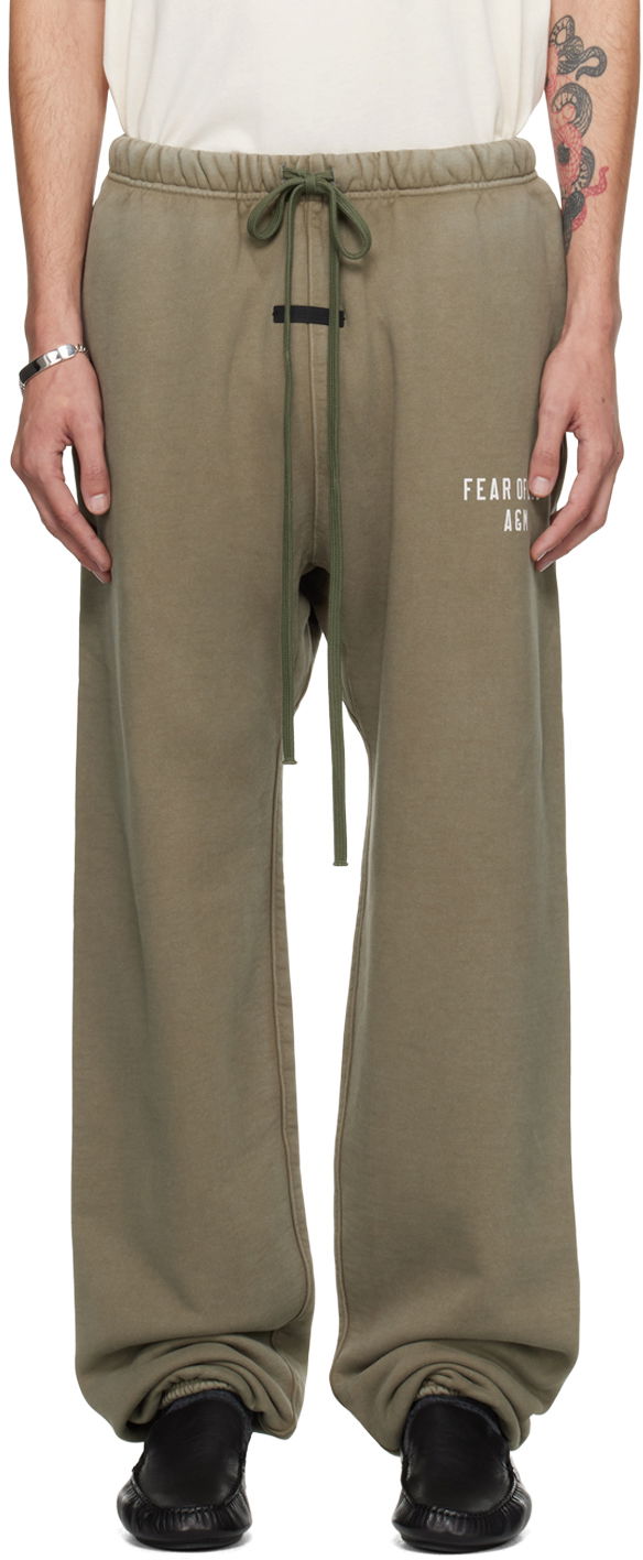 Trenirka Fear of God ESSENTIALS Heavy Sweatpants Zelena | 130BT244455F