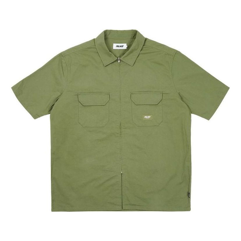 Košulja Palace Palace D-man Zip Shirt Zelena | P26SH036