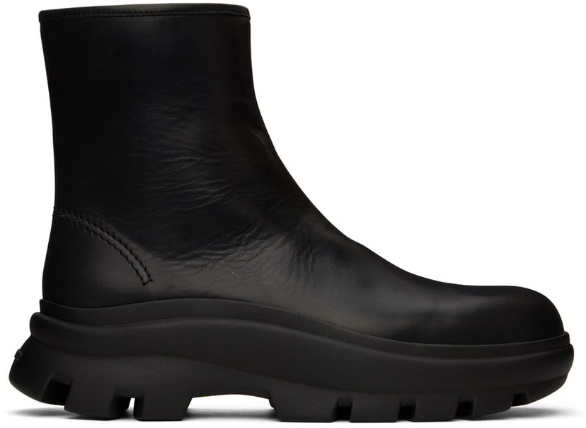 Tenisice i cipele Jil Sander Jil Sander Zip Boots Crna | J33WU0007_P4942