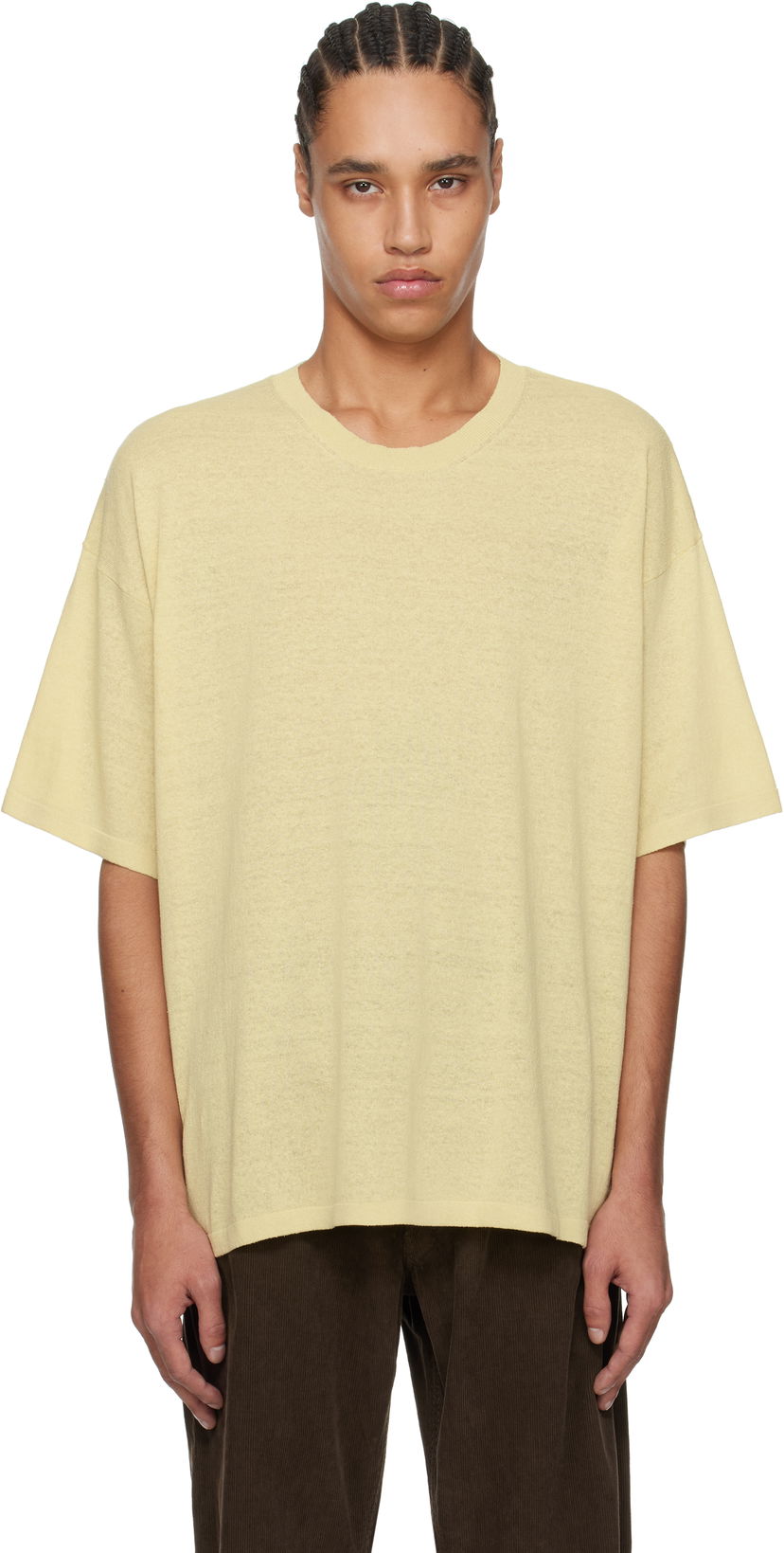 Majica kratkih rukava The Row The Row Stockton T-Shirt Žuta | 912-Y901