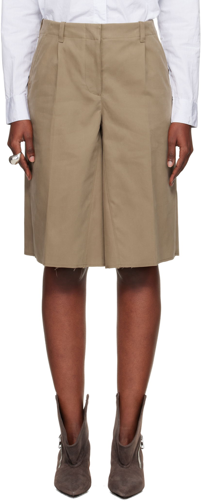 Kratke hlače OUR LEGACY Jumbo Shorts Bež | W4254JS