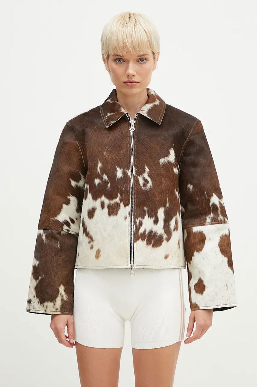 Jakna Samsoe Samsoe Suede Jacket Smeđa | F24300022