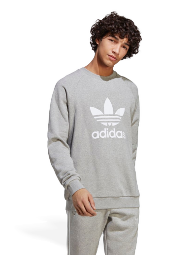 Dukserice adidas Originals Adicolor Classics Trefoil Crewneck Siva | IA4857