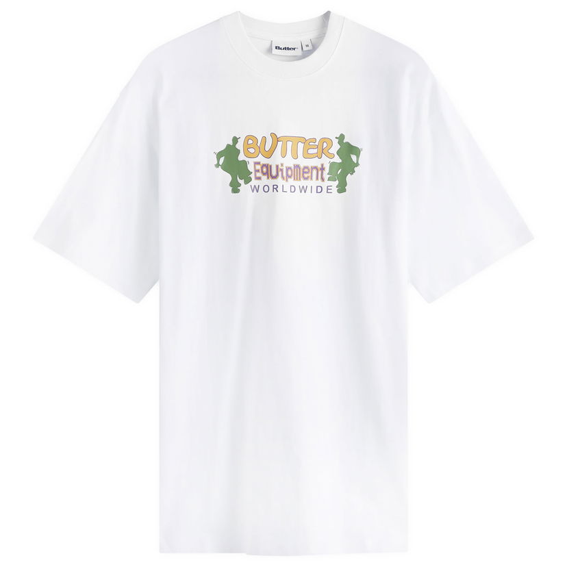 Majica kratkih rukava Butter Goods Breaker T-Shirt Bijela | BGQ224D10201