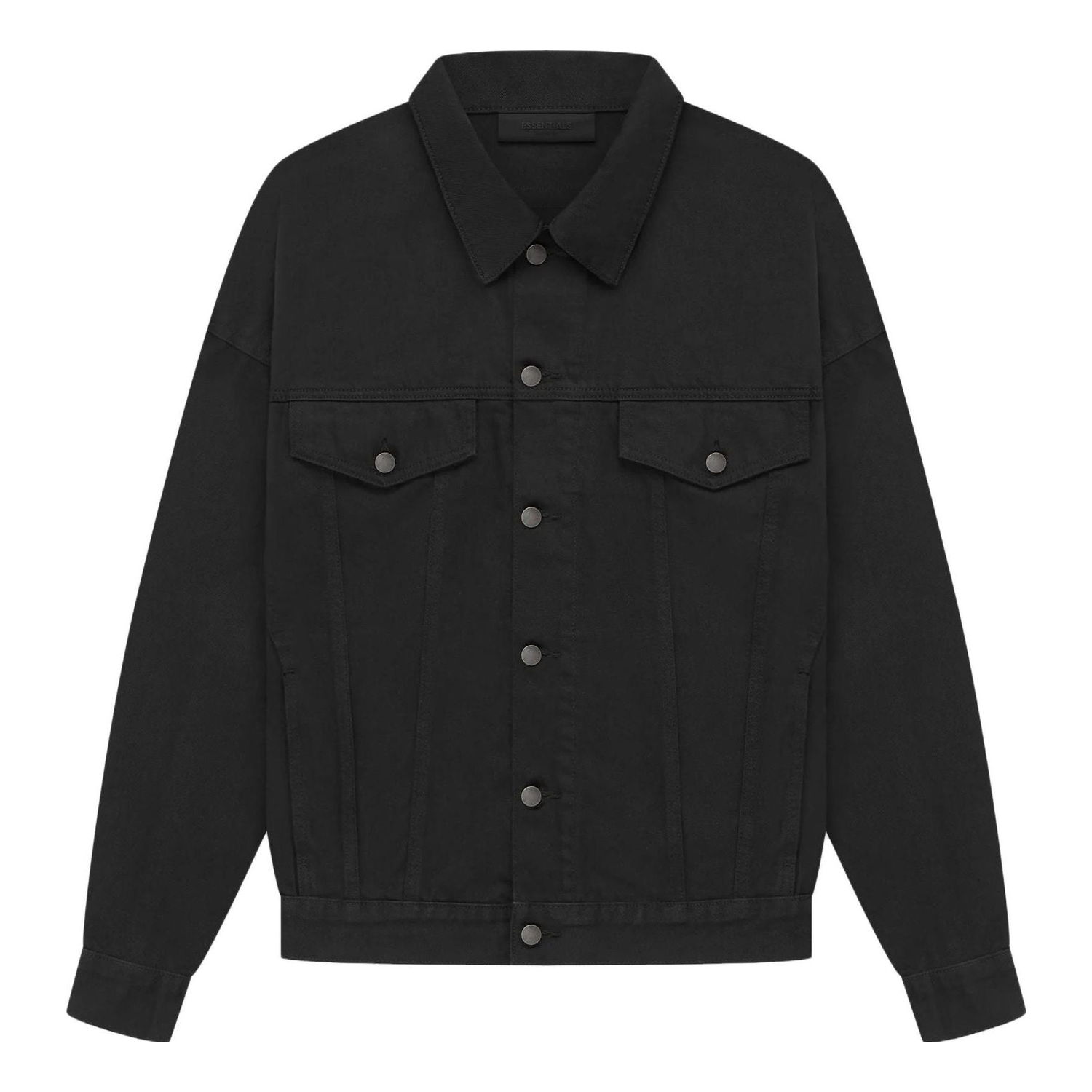 Jakna Fear of God Essentials The Collection Denim Jacket Crna | 202SP234270F, 0