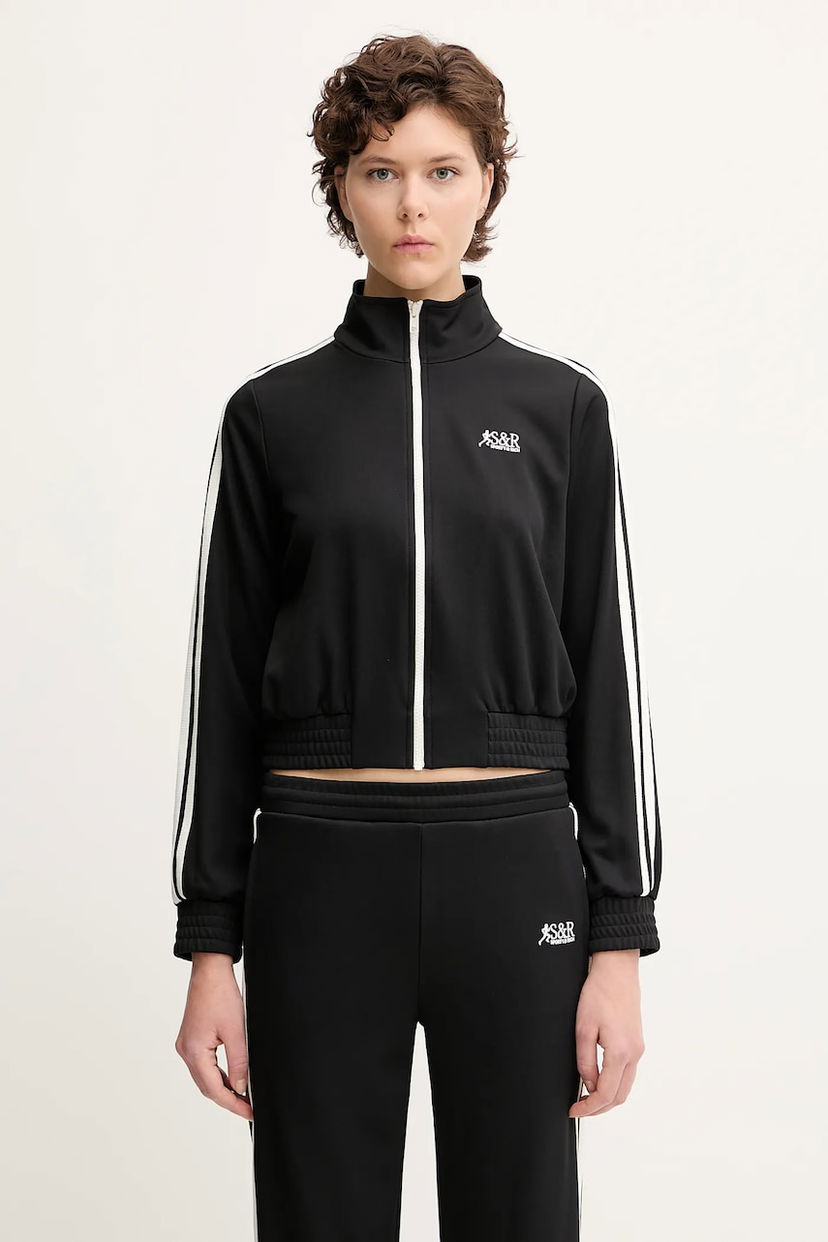 Jakna Sporty & Rich Sporty & Rich Sr Runner Elio Track Jacket Crna | JA059622139BA01