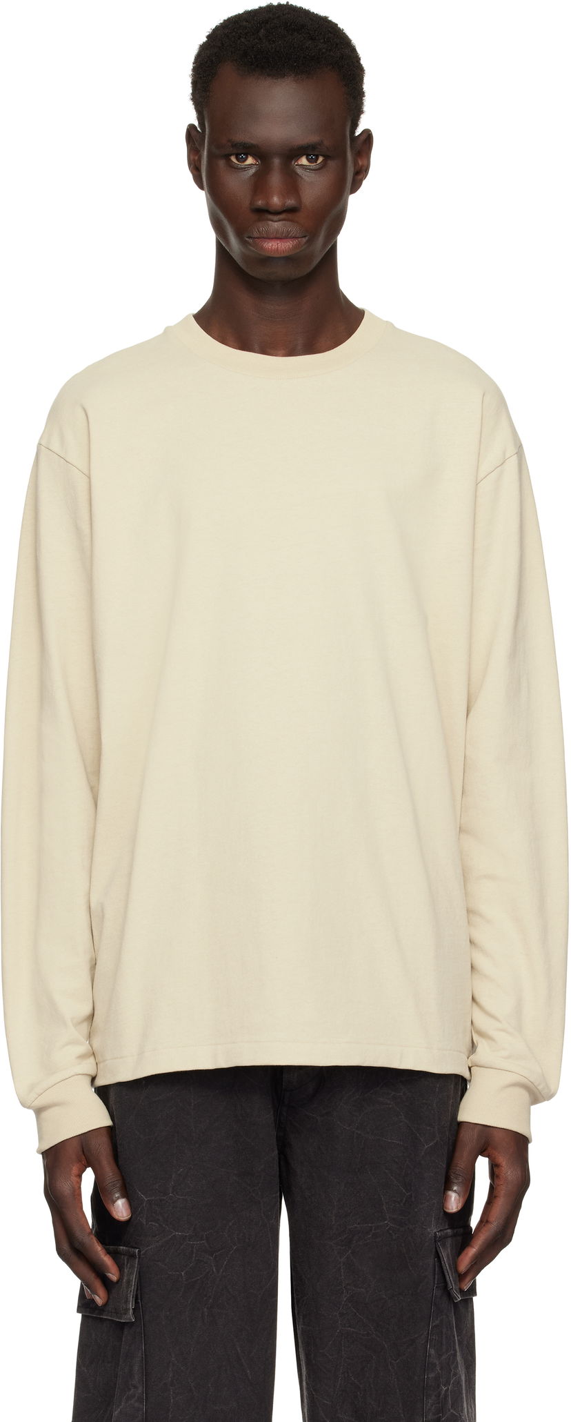 Džemper John Elliott John Elliott University Long Sleeve T-Shirt Bež | A189M6433A