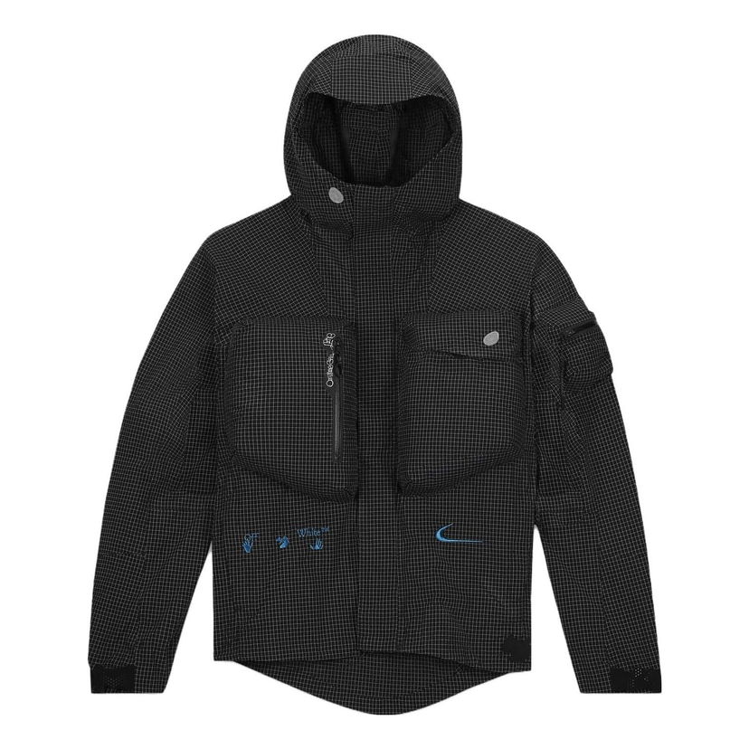 Parka Nike Off-White Hooded Jacket Crna | DN1750-010