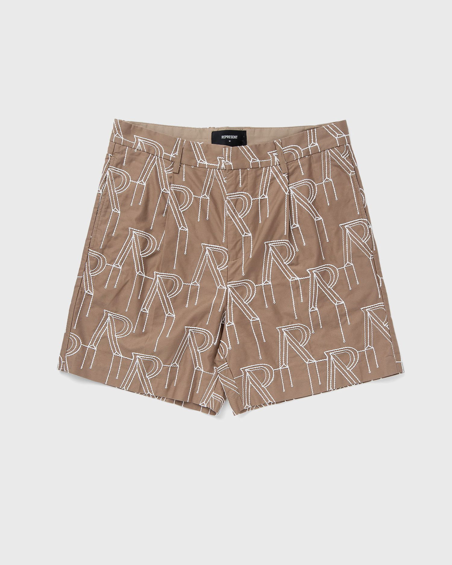 Kratke hlače Represent Clo Represent EMBRODIERED INITIAL TAILORED SHORT men Casual Shorts beige in size: Smeđa | MLM717-431, 0