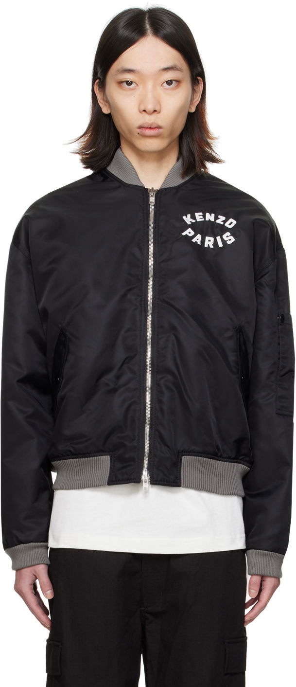 Bomber jakna KENZO Paris Lucky Tiger Bomber Jacket Crna | FE55BL1279OC