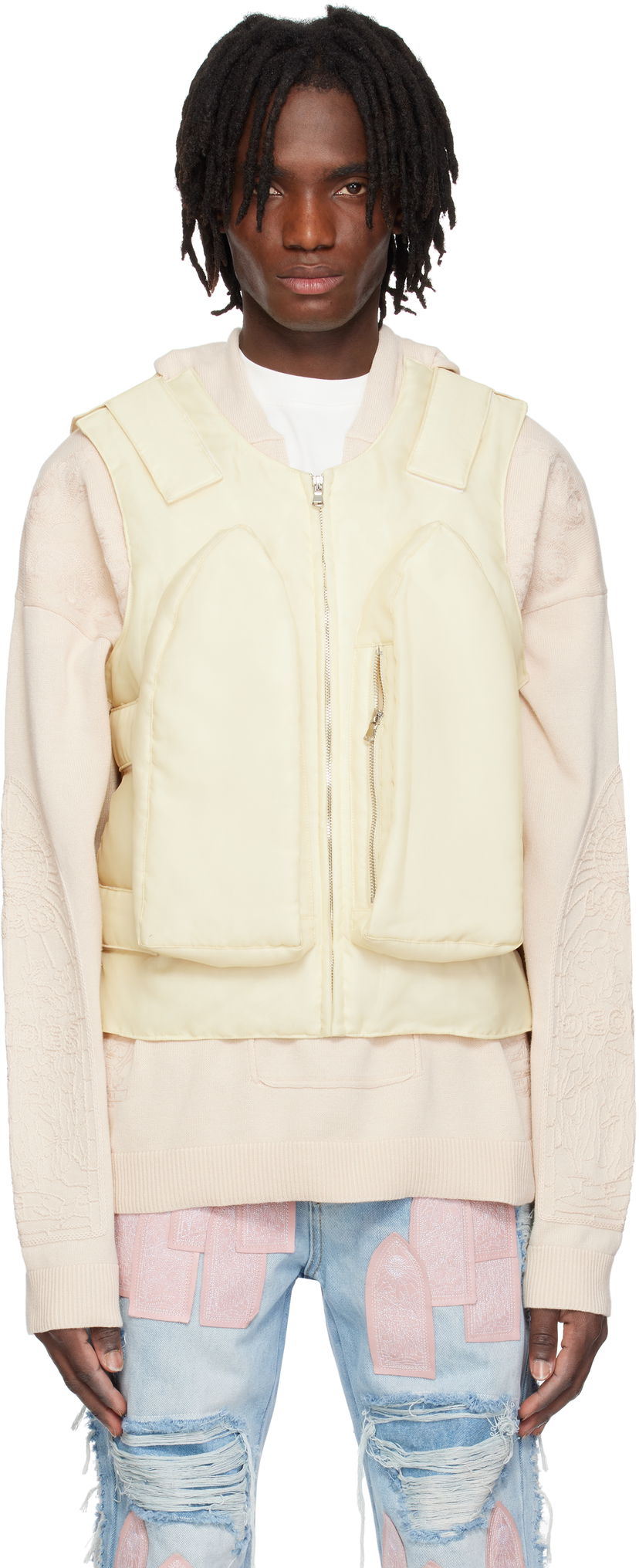 Prsluk Who Decides War Who Decides War Organza Bullet Point Vest Žuta | 1131370022SS25