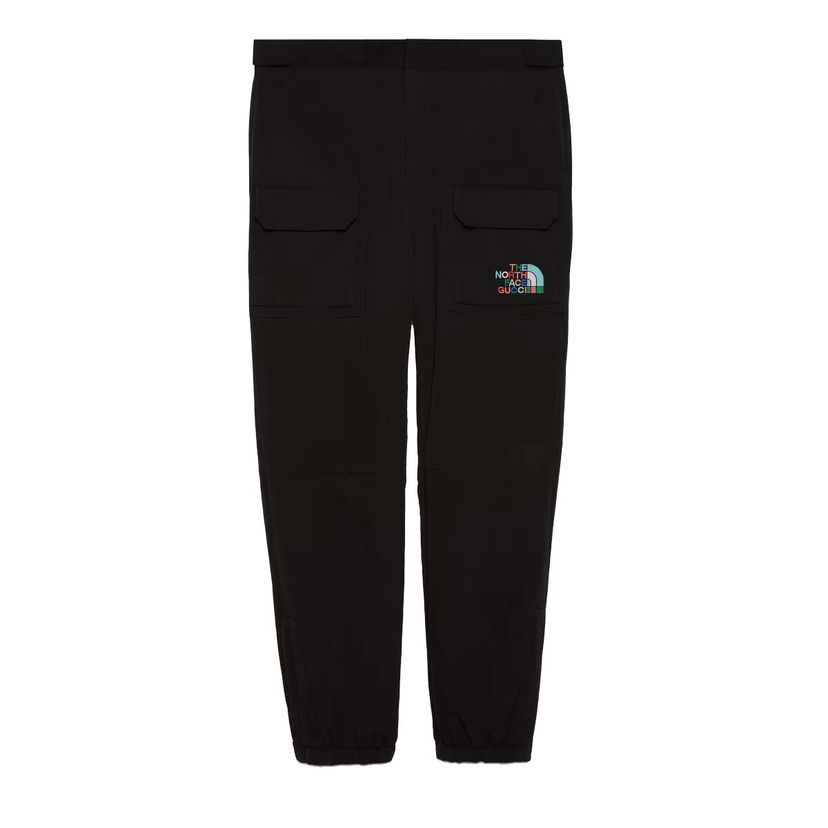 Hlače Gucci The North Face x Cotton Pants Black Crna | 671468 ZAIAO 1000
