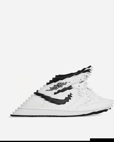 Tenisice i cipele Jordan Air Jordan 1 Mid "White Black" Bijela | DQ8426-132, 1