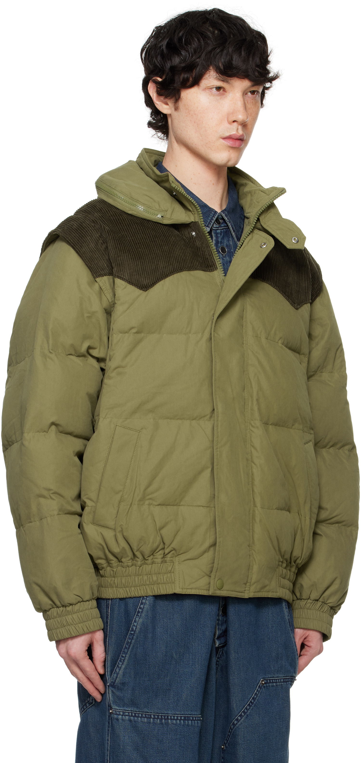 Pernata jakna ISABEL MARANT Isabel Marant Yuri Puffer Jacket Zelena | 25PMA0419HA-C1C02H, 1