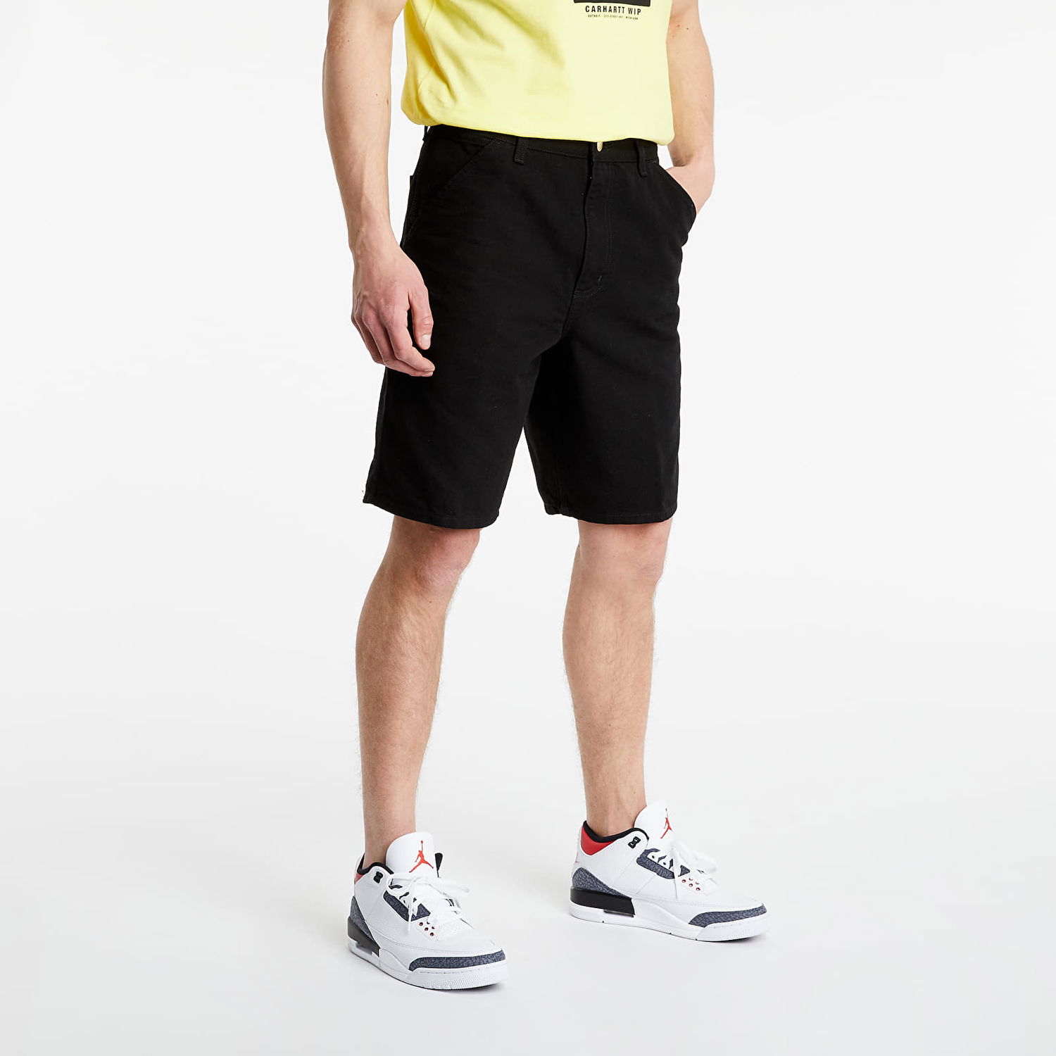 Kratke hlače Carhartt WIP Work In Progress Single Crna | I027942 Black, 0