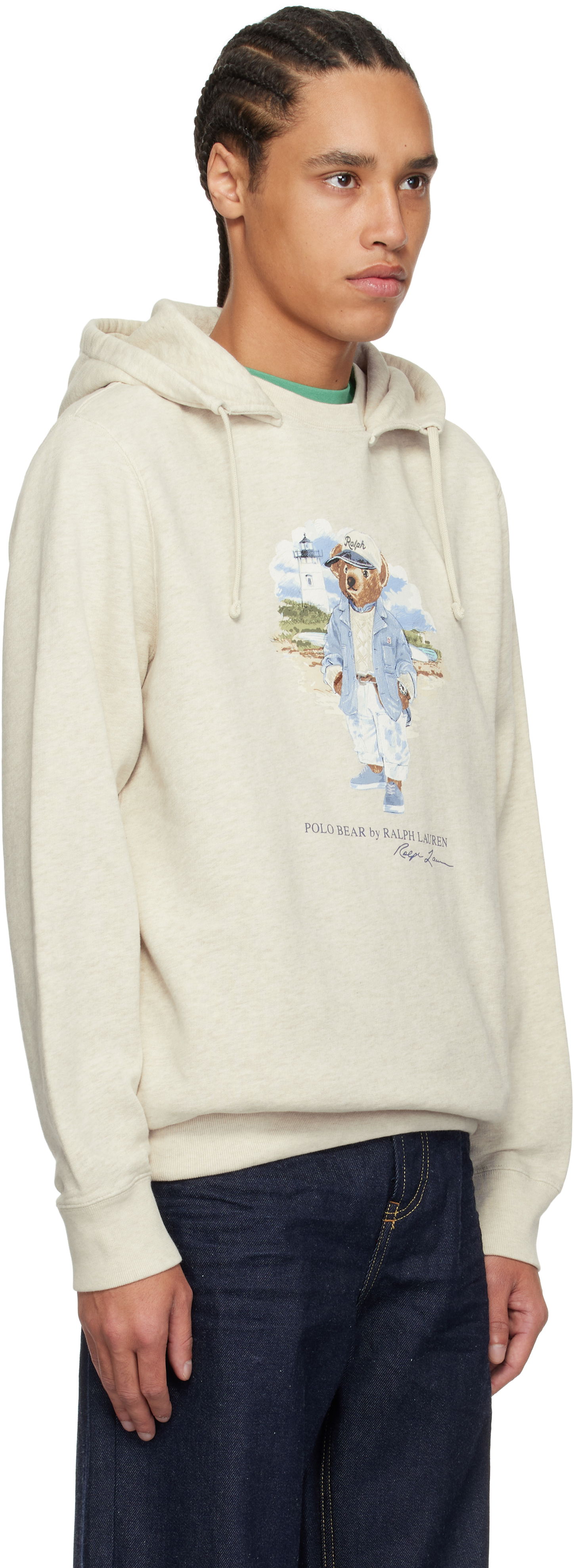 Dukserice Polo by Ralph Lauren Ralph Lauren Polo Bear Slub Fleece Hoodie Bež | 710966739001, 1