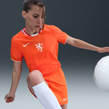 Dres Nike Dri-FIT ADV Netherlands Match 2025 Authentic Home Football Jersey Narančasta | IB9523-819, 3