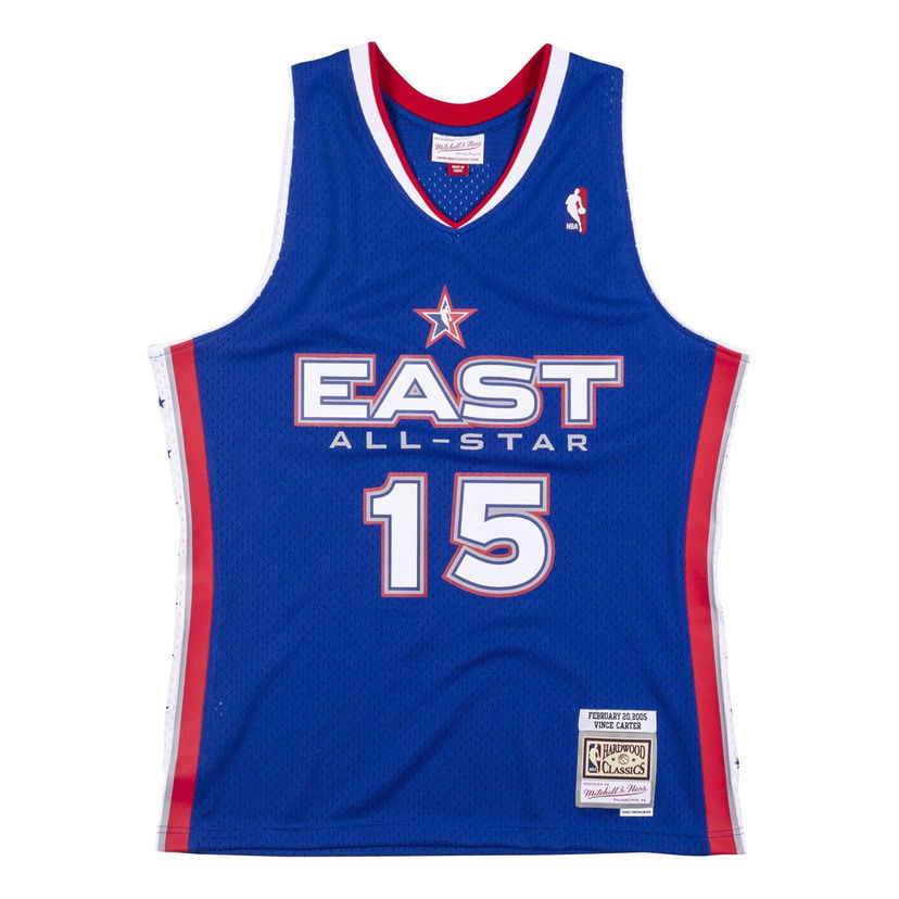 Majica bez rukava Mitchell & Ness NBA All-Star East 2005 Swingman Jersey 'Vince Carter' Plava | SMJYSB19112-ASEROYA05VCA