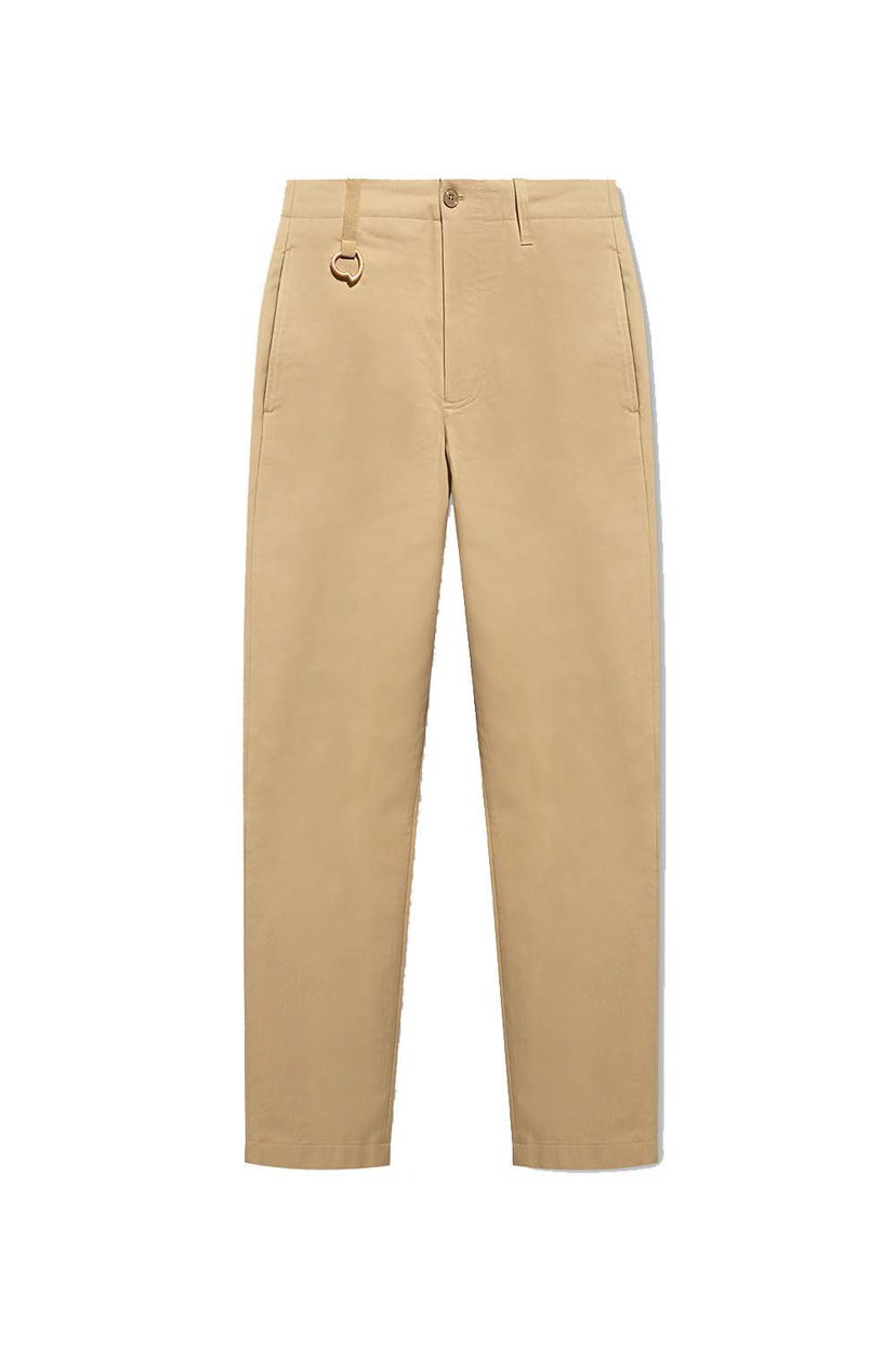 Hlače Moncler Logo Chino Pants Bež | I10912A00005 M2666