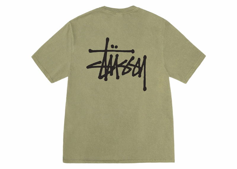 Majica kratkih rukava Stüssy Pigment Dyed T-Shirt Zelena | 1905001-0403