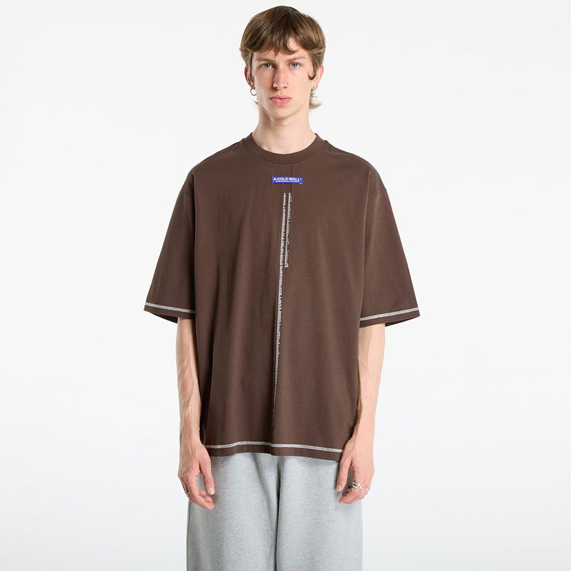 Majica kratkih rukava A-COLD-WALL* A-COLD-WALL* Night Shift T-Shirt Smeđa | ACWMTS220 Brown