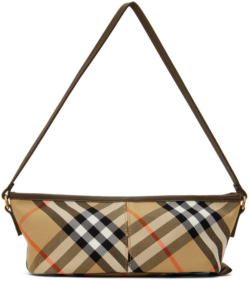 Odjeća Burberry Beige Check Mini Bag Bež | 8095296
