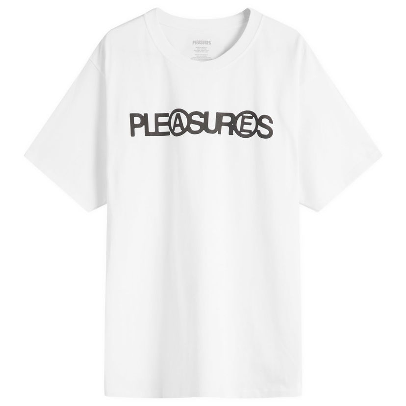 Majica kratkih rukava Pleasures Fanzine Graphic T-Shirt, Size Large Bijela | P25SU054-WHT
