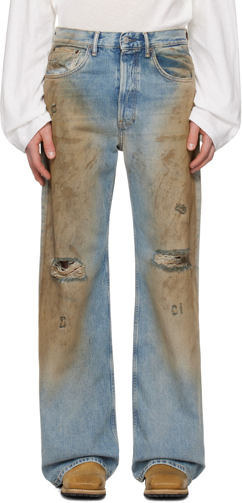 Jeans Acne Studios Acne Studios Loose Fit 2021M Jeans Plava | B00403-