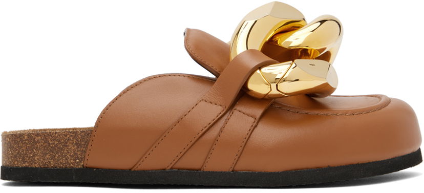 Ogrlica JW Anderson Tan Chain Loafers Smeđa | AN35004A